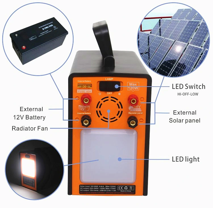 Home Application Multi Home Solar Power System for TV /Fan/Router Solar Energy Systems