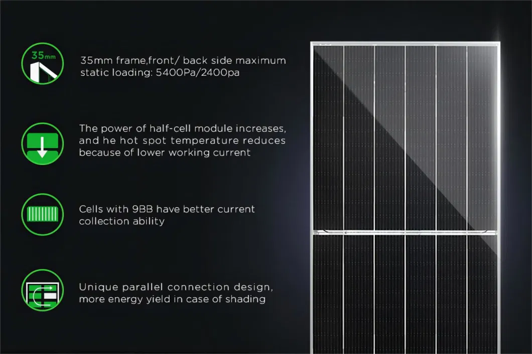 Jinko Tiger Mono Half Cell Solar Panel 470W 475W 480W Photovoltaic Modules for Solar PV System