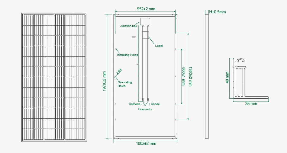 Sunpal Full Cell Solar Panel 390 400 Watt Mono Solar Module 12-Year Product Warranty for Solar Kit