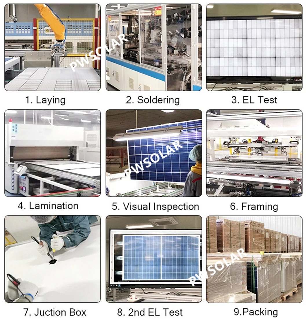 Wholesale Solar Energy Photovoltaics 240W 250W 260W Poly/Mono PV Solar Panel, 60 Cell Solar Module 12 Volt/24 Volt