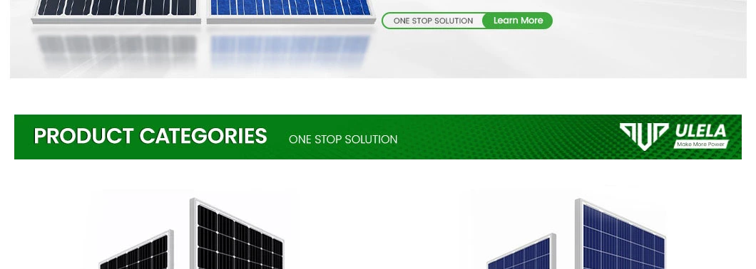 Ulela Solar Panel 50W Manufacturing 11bb Polycrystalline Solar Panel China 158mm Solar Panel Poly Module