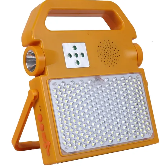 Solar Rechargeable Lamps with 36LED and 3W Solar Panel and FM Radio and USB Outlet for Mobile Charge
